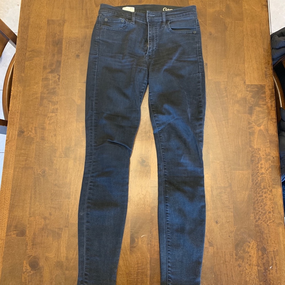 GAP black skinny jeans
